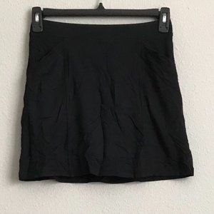 Isaac Mizrahi Soho Petite Baby French Terry Skort- Black (sz PXX-Small) a507375